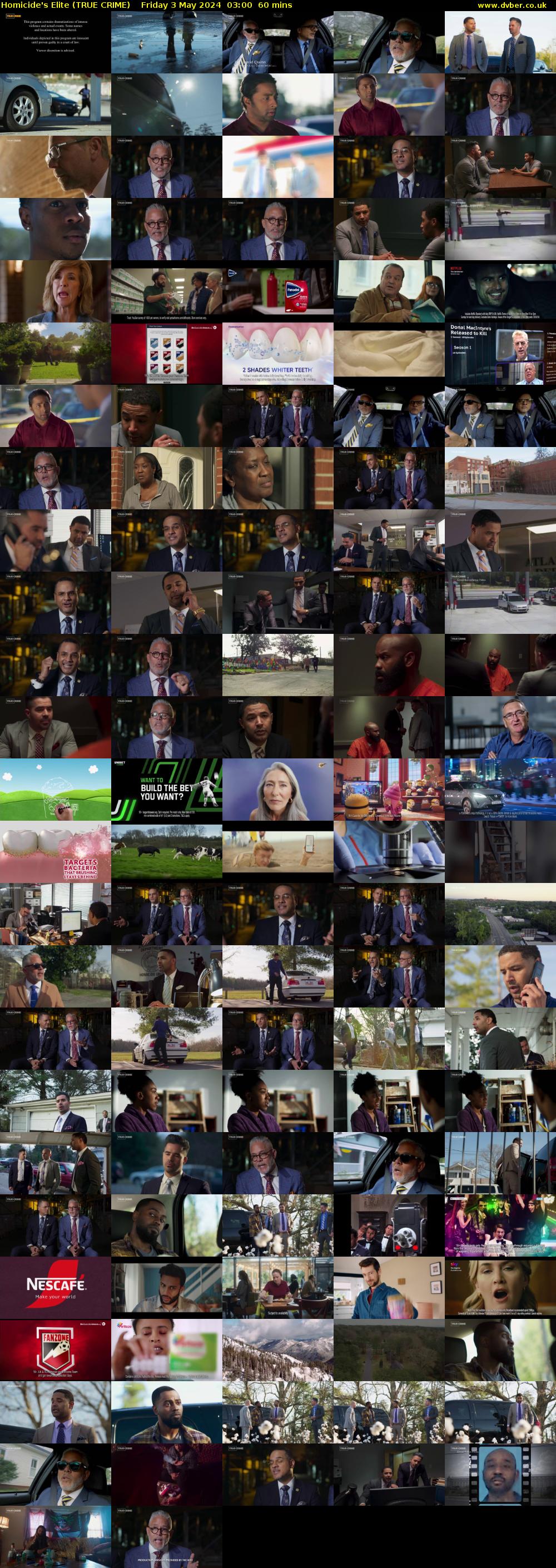 Homicide's Elite (TRUE CRIME) Friday 3 May 2024 03:00 - 04:00