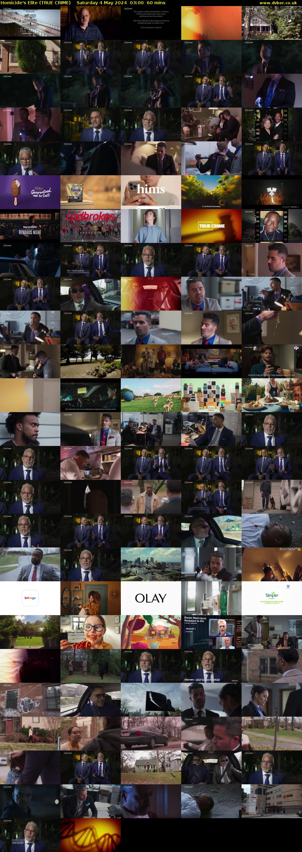 Homicide's Elite (TRUE CRIME) Saturday 4 May 2024 03:00 - 04:00