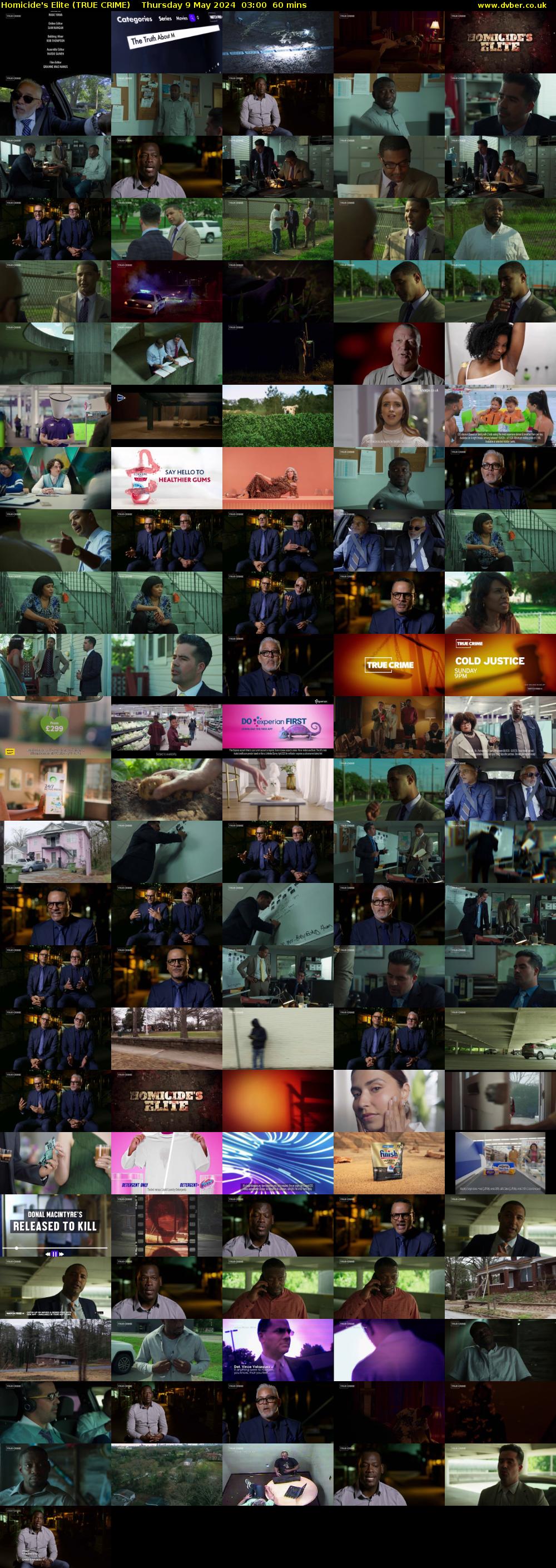 Homicide's Elite (TRUE CRIME) Thursday 9 May 2024 03:00 - 04:00