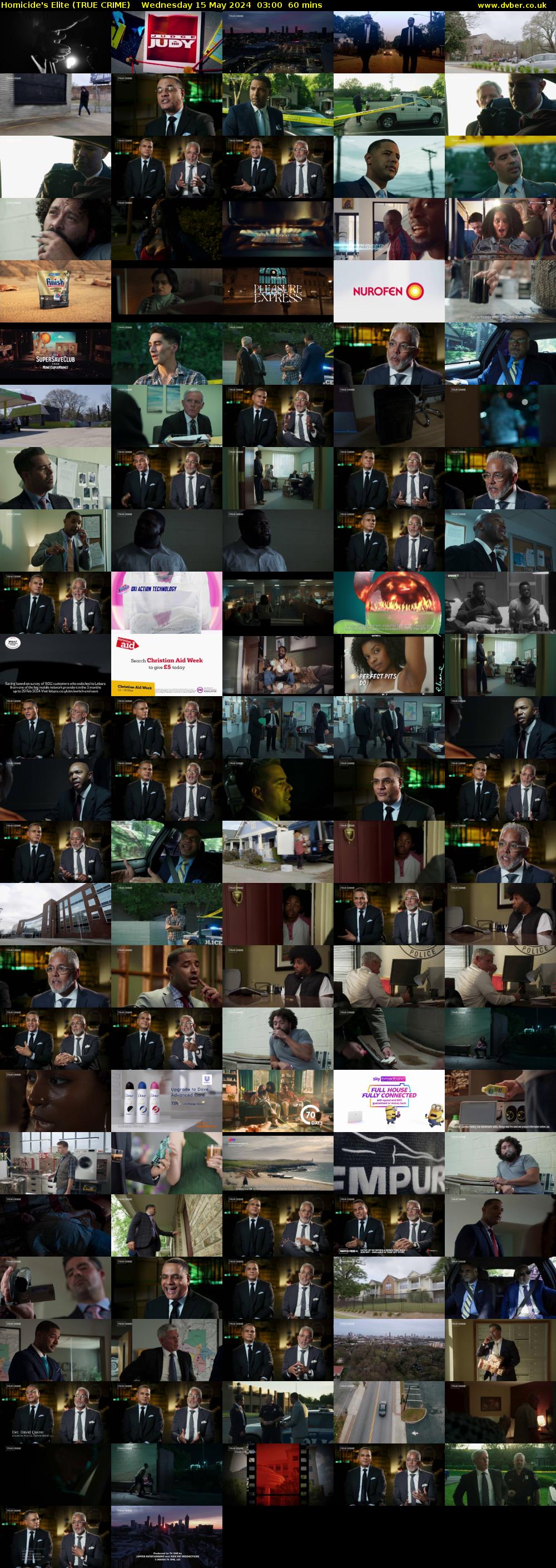 Homicide's Elite (TRUE CRIME) Wednesday 15 May 2024 03:00 - 04:00