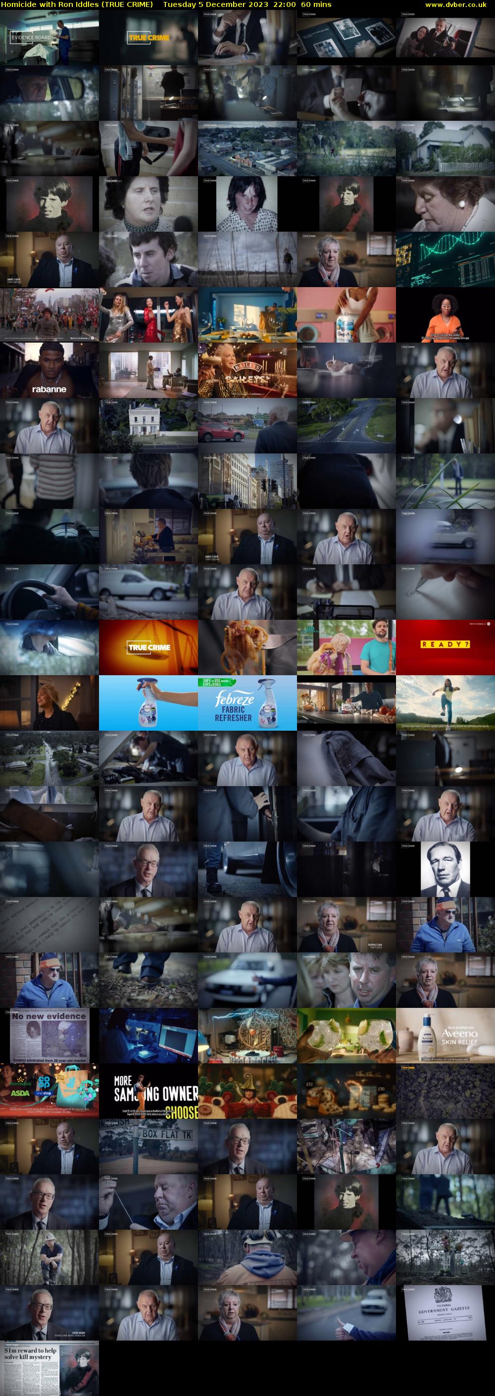 Homicide with Ron Iddles (TRUE CRIME) Tuesday 5 December 2023 22:00 - 23:00