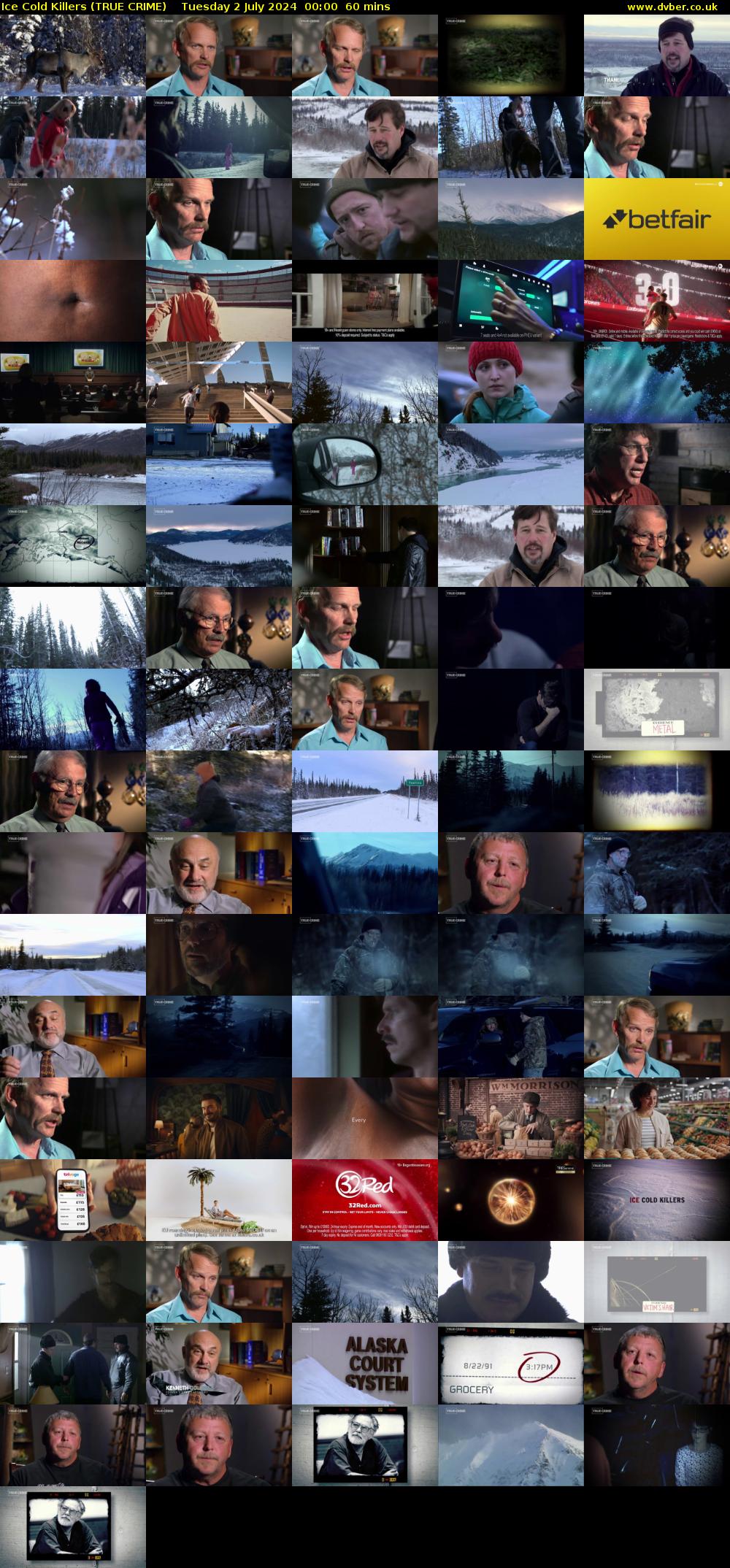 Ice Cold Killers (TRUE CRIME) Tuesday 2 July 2024 00:00 - 01:00