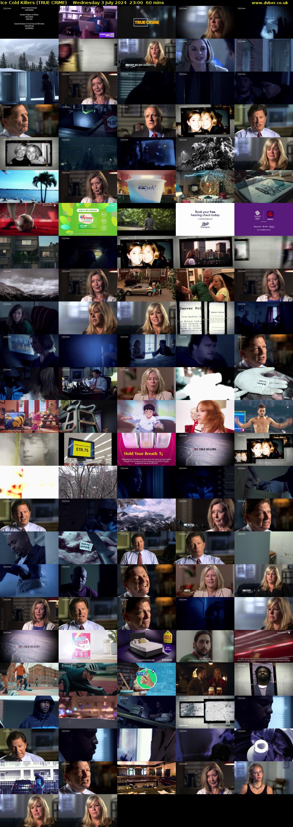 Ice Cold Killers (TRUE CRIME) Wednesday 3 July 2024 23:00 - 00:00