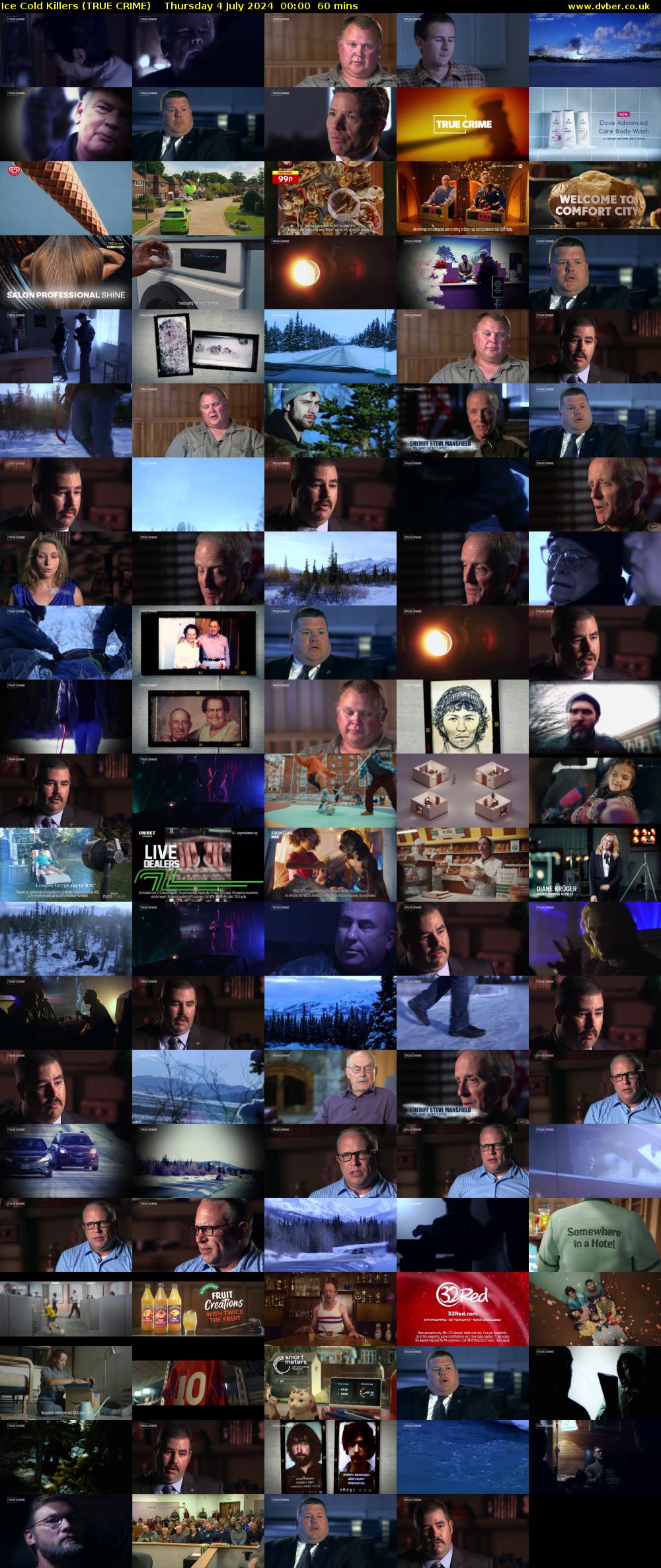 Ice Cold Killers (TRUE CRIME) Thursday 4 July 2024 00:00 - 01:00
