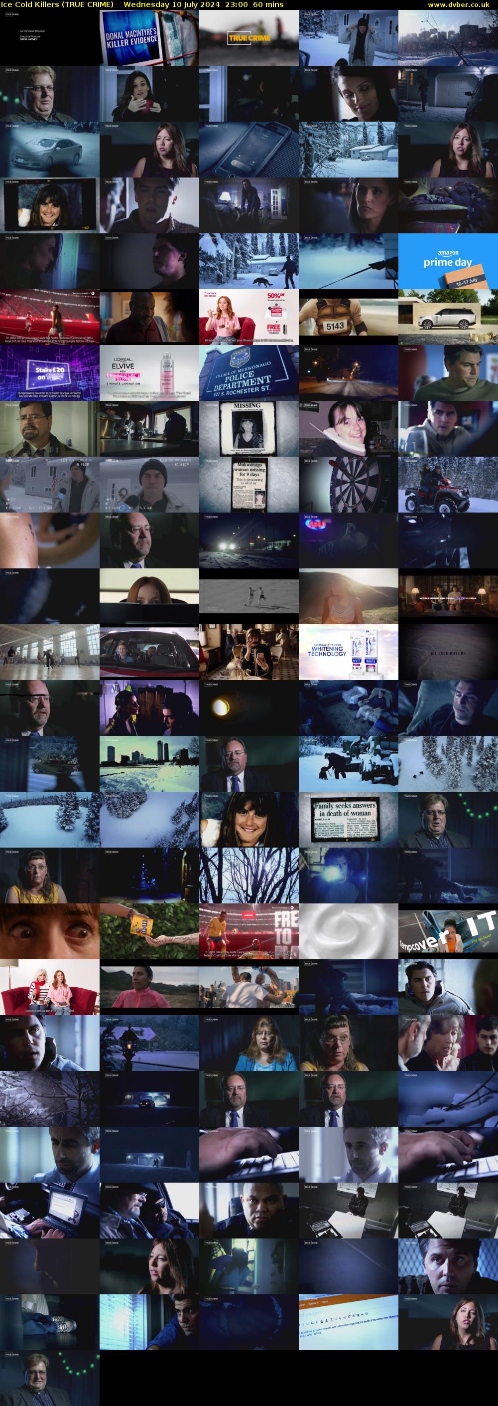 Ice Cold Killers (TRUE CRIME) Wednesday 10 July 2024 23:00 - 00:00