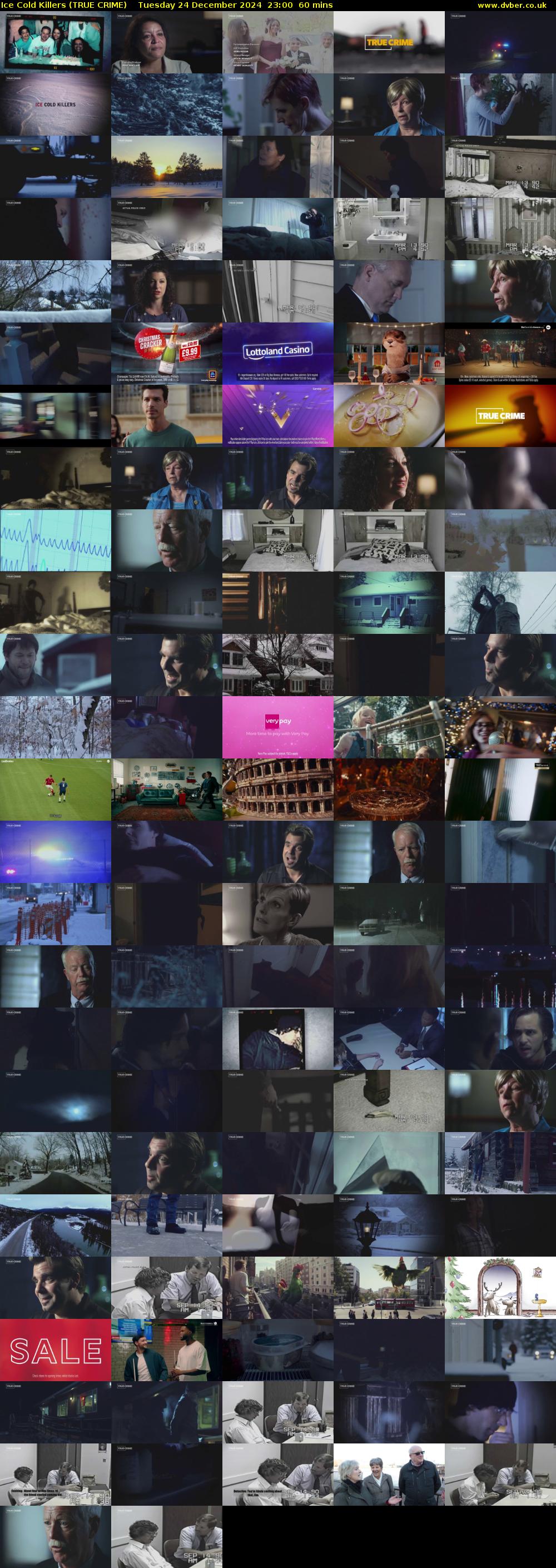Ice Cold Killers (TRUE CRIME) Tuesday 24 December 2024 23:00 - 00:00
