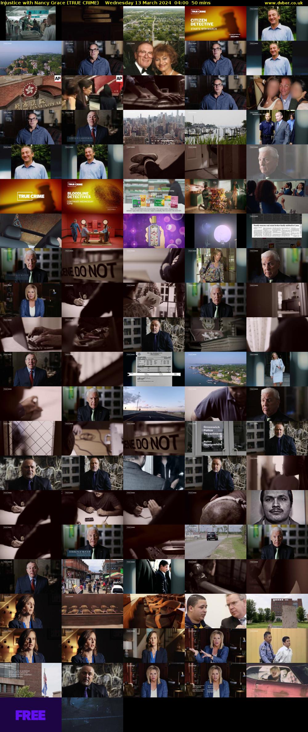 Injustice with Nancy Grace (TRUE CRIME) Wednesday 13 March 2024 04:00 - 04:50
