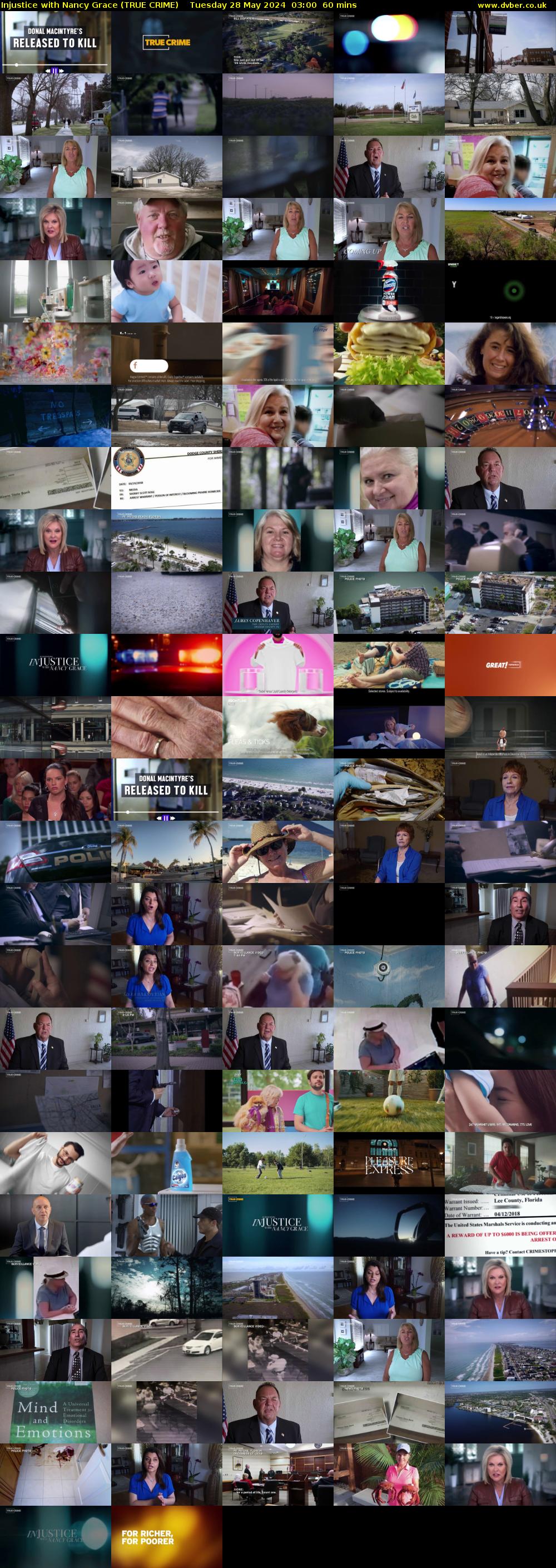 Injustice with Nancy Grace (TRUE CRIME) Tuesday 28 May 2024 03:00 - 04:00