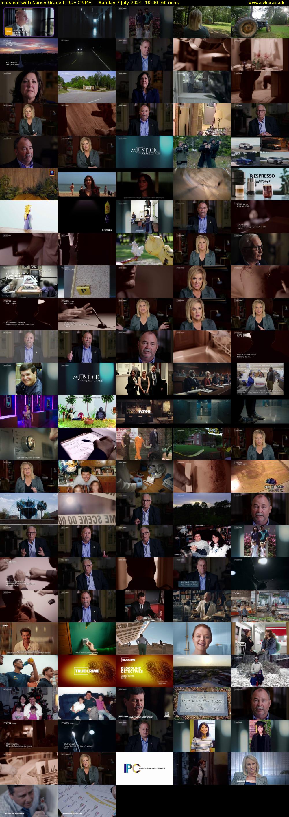 Injustice with Nancy Grace (TRUE CRIME) Sunday 7 July 2024 19:00 - 20:00