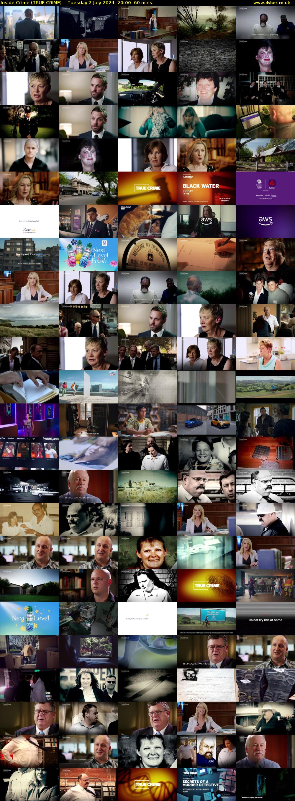 Inside Crime (TRUE CRIME) Tuesday 2 July 2024 20:00 - 21:00