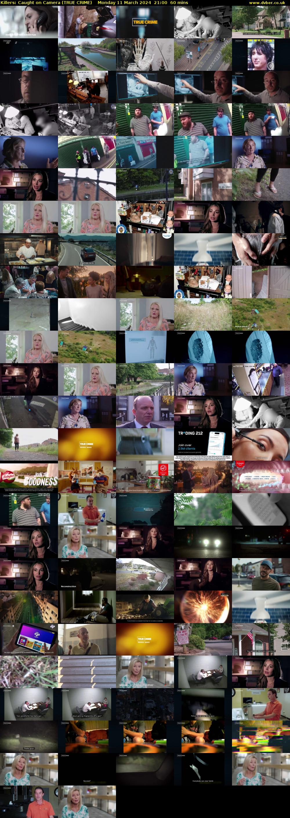 Killers: Caught on Camera (TRUE CRIME) Monday 11 March 2024 21:00 - 22:00