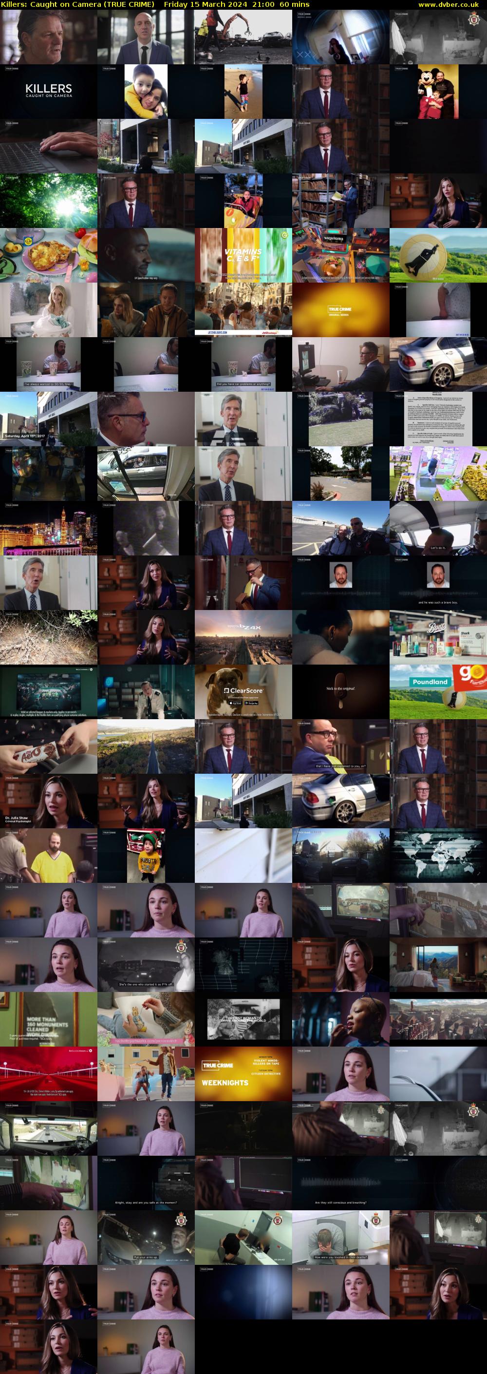 Killers: Caught on Camera (TRUE CRIME) Friday 15 March 2024 21:00 - 22:00