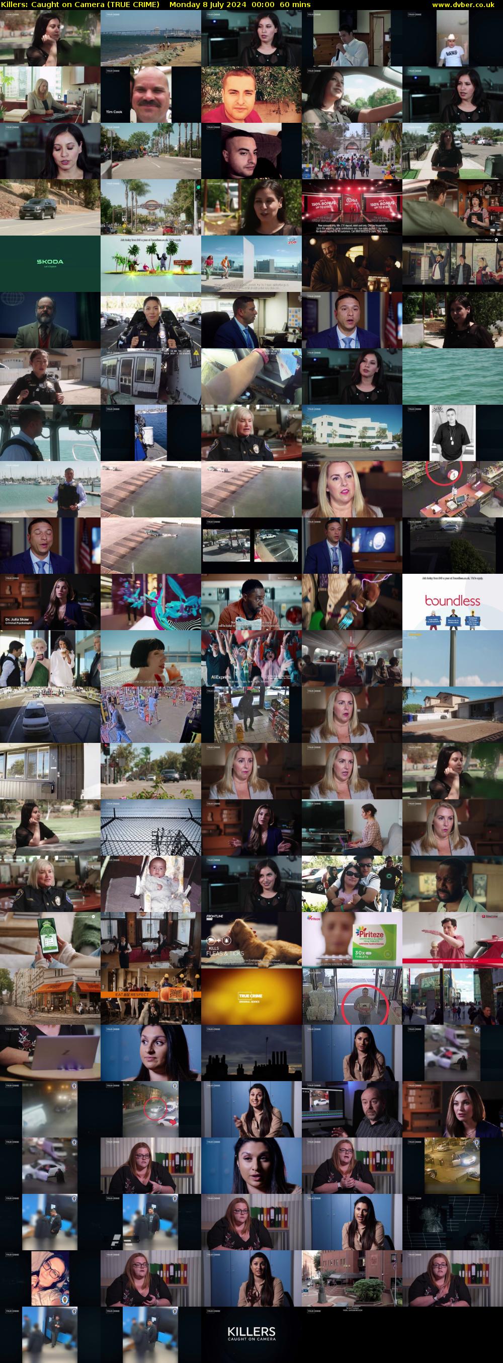 Killers: Caught on Camera (TRUE CRIME) Monday 8 July 2024 00:00 - 01:00