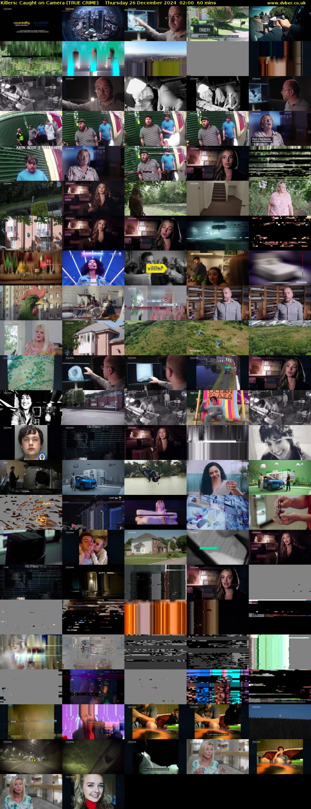 Killers: Caught on Camera (TRUE CRIME) Thursday 26 December 2024 02:00 - 03:00