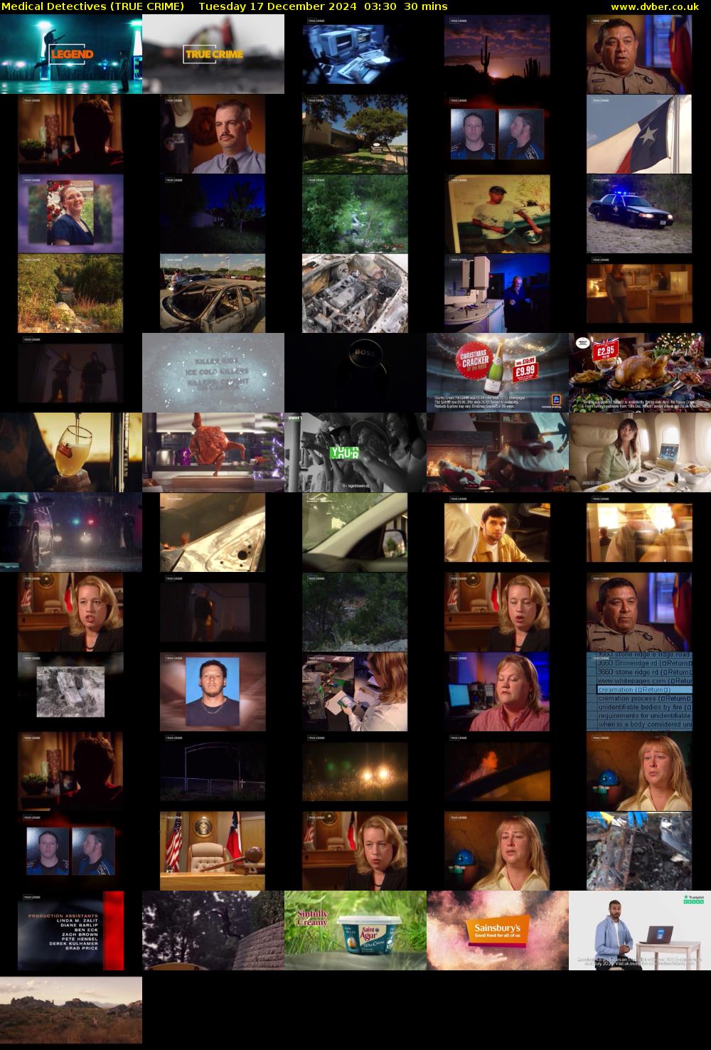 Medical Detectives (TRUE CRIME) Tuesday 17 December 2024 03:30 - 04:00