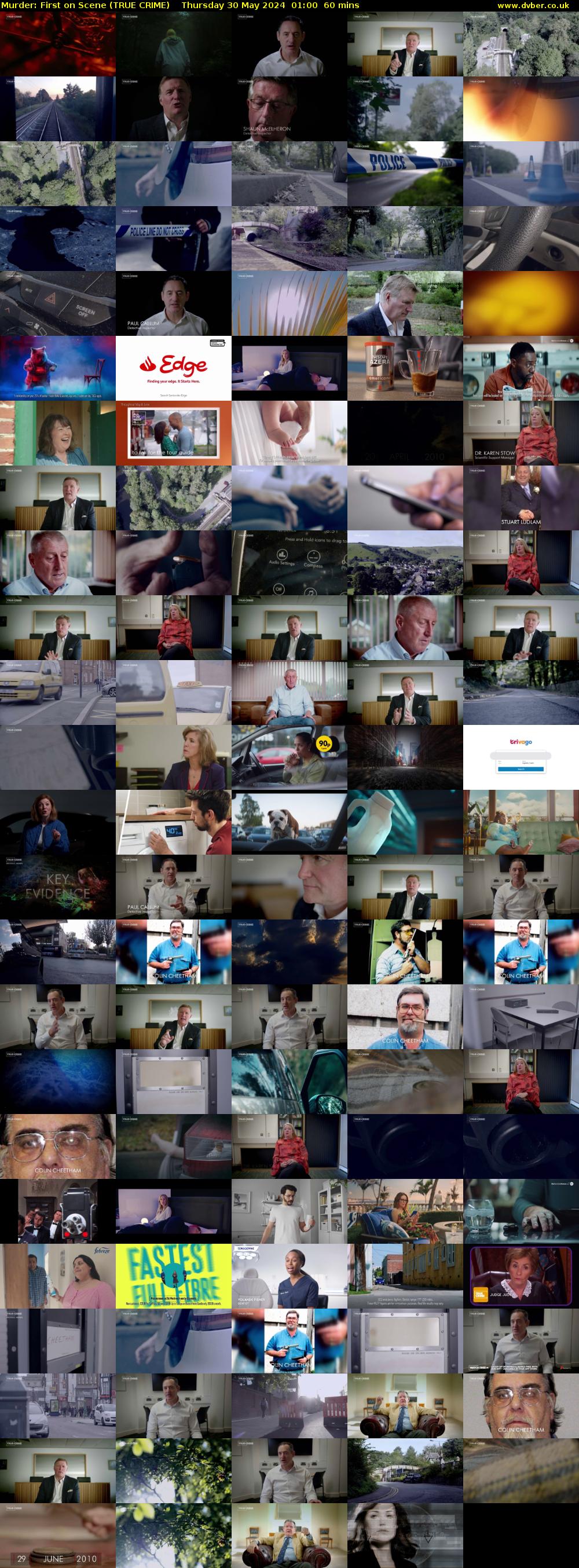 Murder: First on Scene (TRUE CRIME) Thursday 30 May 2024 01:00 - 02:00