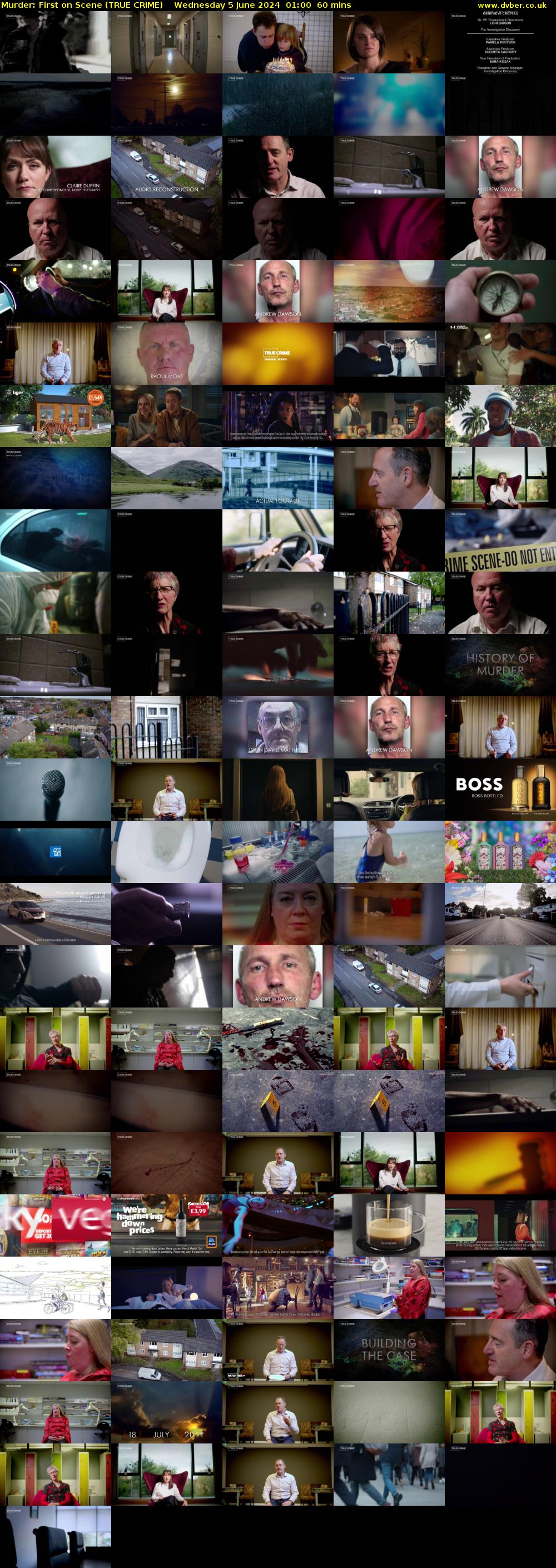 Murder: First on Scene (TRUE CRIME) Wednesday 5 June 2024 01:00 - 02:00