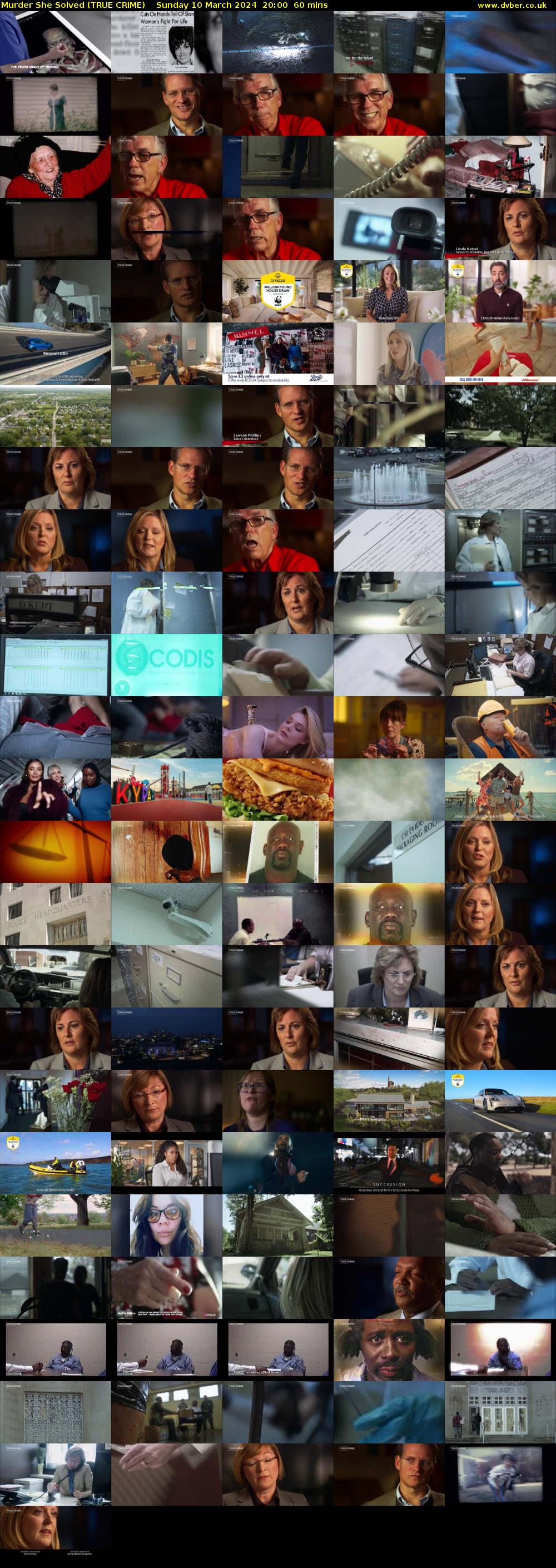 Murder She Solved (TRUE CRIME) Sunday 10 March 2024 20:00 - 21:00