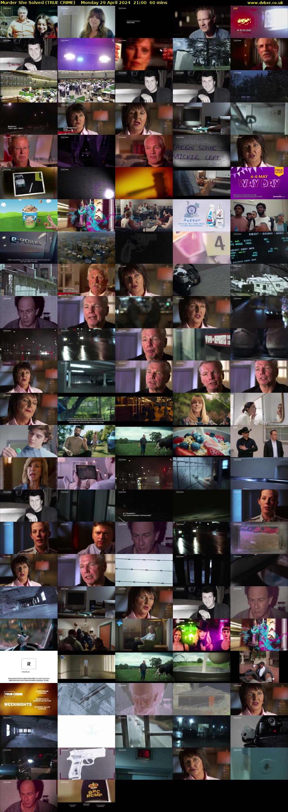 Murder She Solved (TRUE CRIME) Monday 29 April 2024 21:00 - 22:00