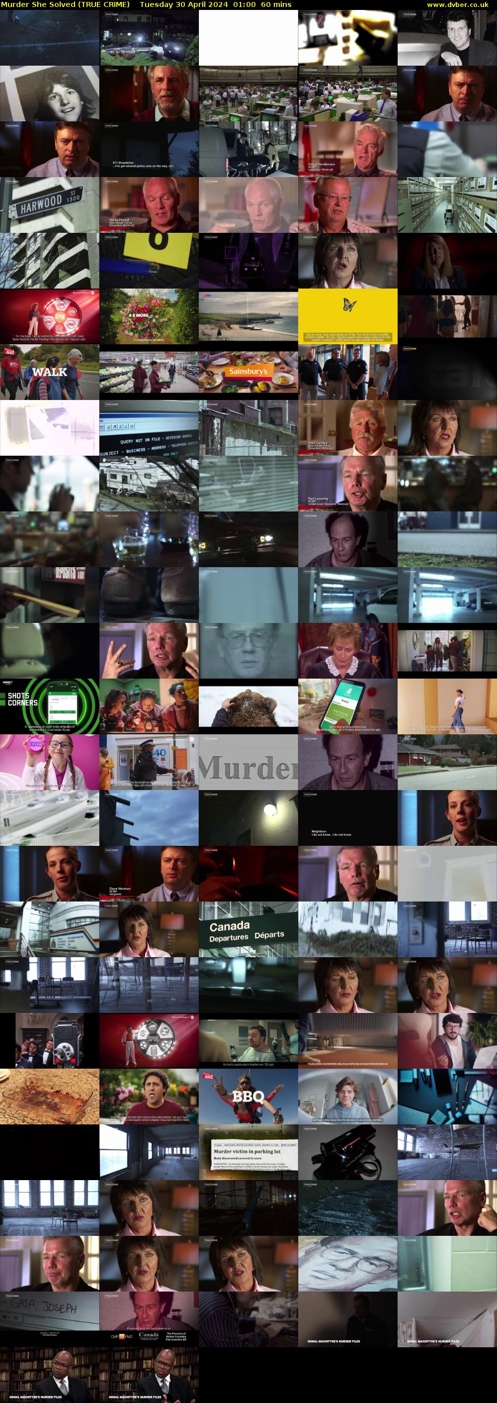 Murder She Solved (TRUE CRIME) Tuesday 30 April 2024 01:00 - 02:00