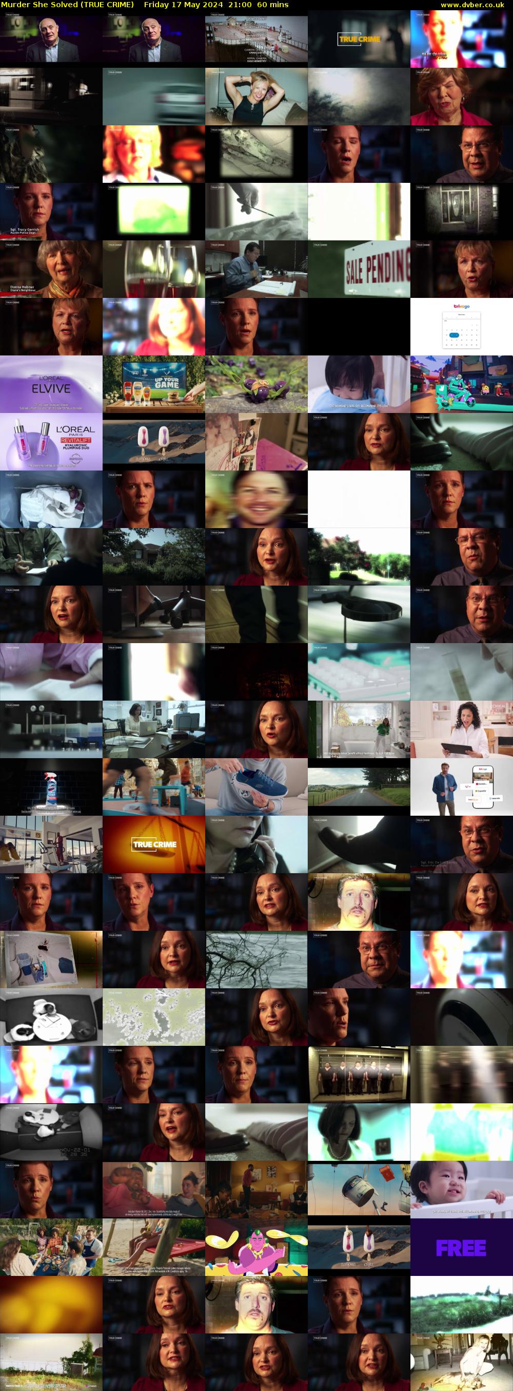 Murder She Solved (TRUE CRIME) Friday 17 May 2024 21:00 - 22:00