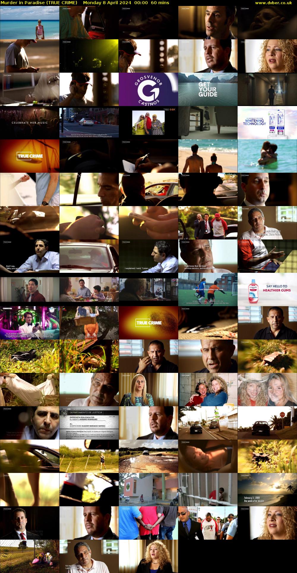 Murder in Paradise (TRUE CRIME) Monday 8 April 2024 00:00 - 01:00