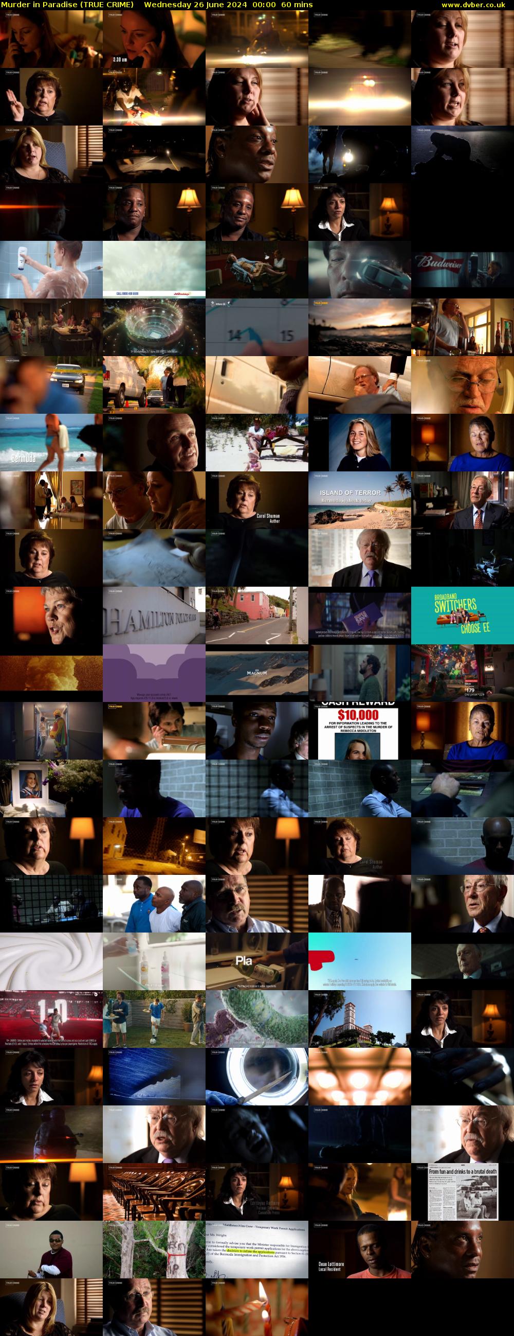 Murder in Paradise (TRUE CRIME) Wednesday 26 June 2024 00:00 - 01:00