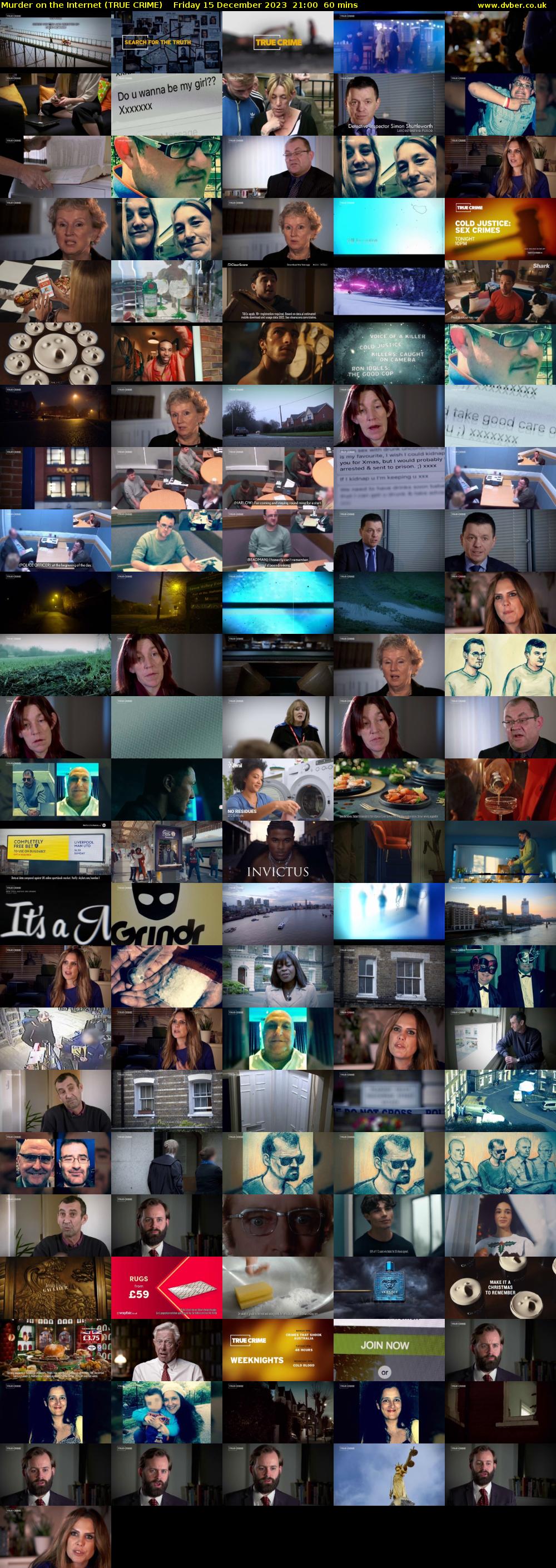 Murder on the Internet (TRUE CRIME) Friday 15 December 2023 21:00 - 22:00