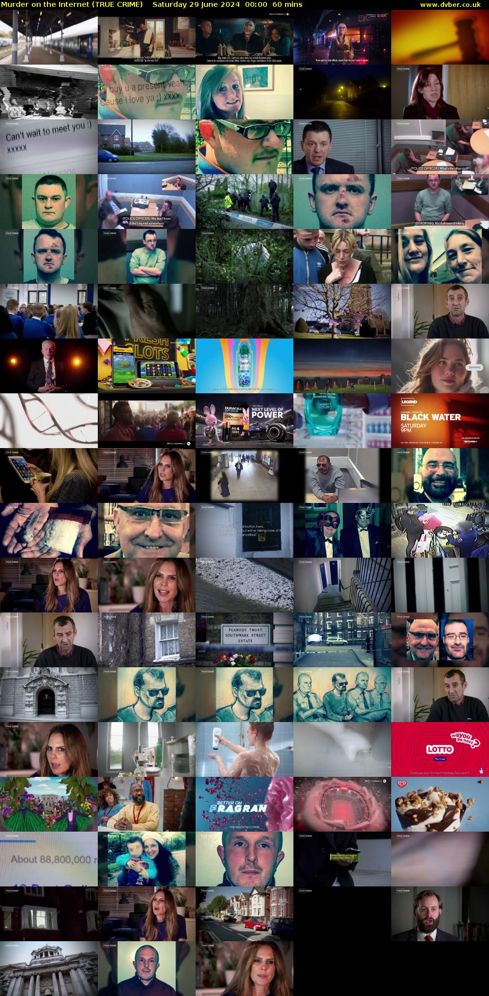 Murder on the Internet (TRUE CRIME) Saturday 29 June 2024 00:00 - 01:00