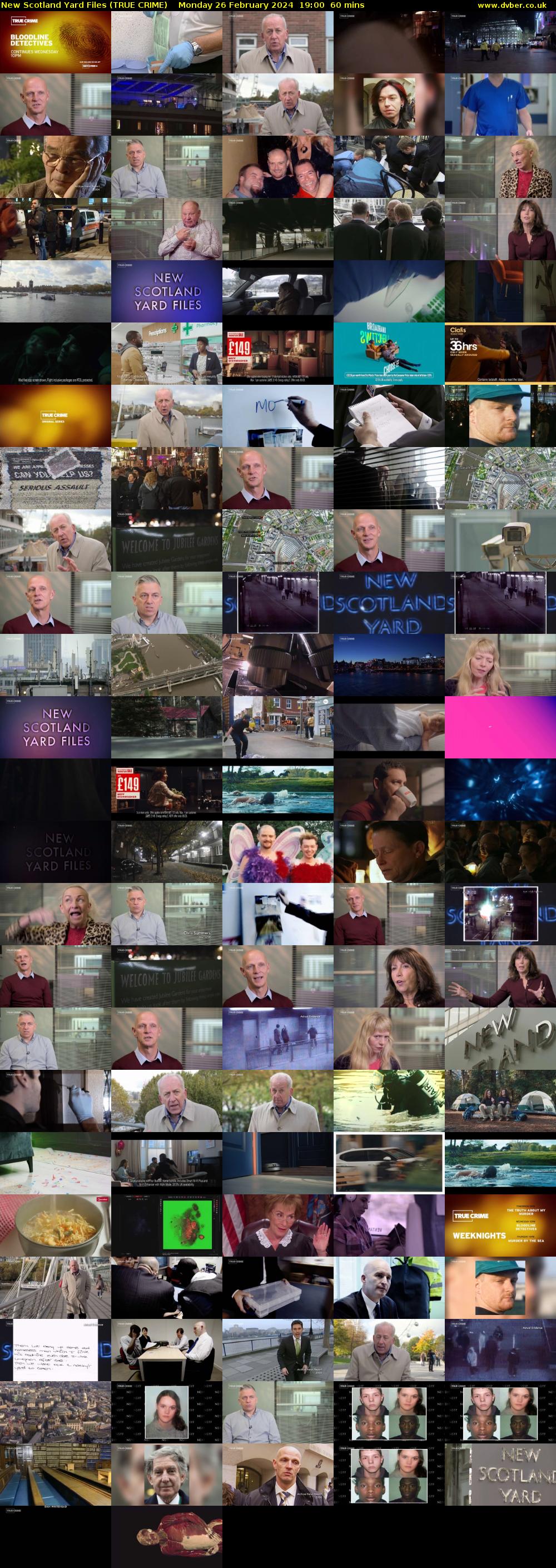 New Scotland Yard Files (TRUE CRIME) Monday 26 February 2024 19:00 - 20:00