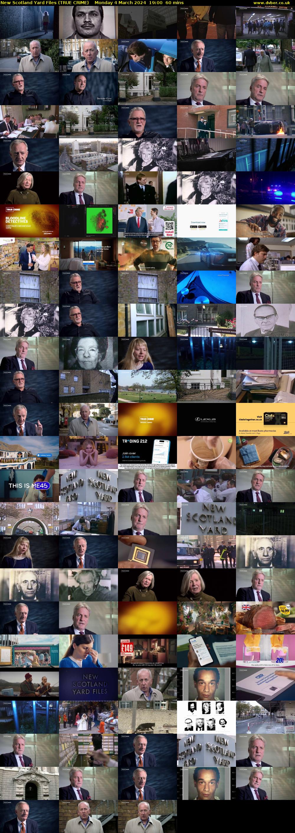 New Scotland Yard Files (TRUE CRIME) Monday 4 March 2024 19:00 - 20:00