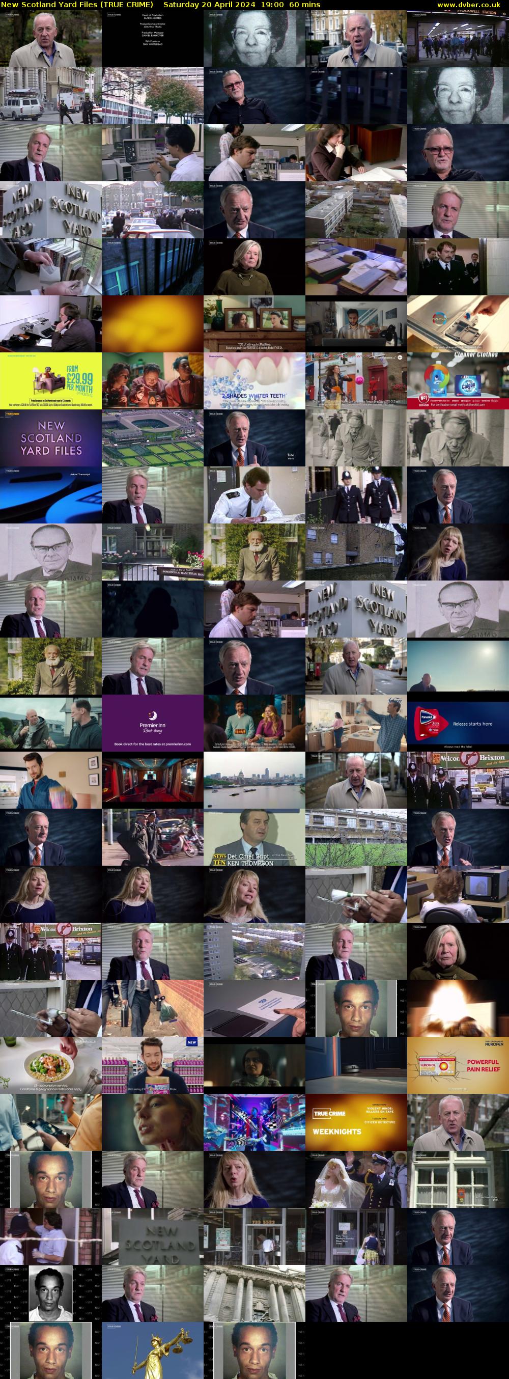 New Scotland Yard Files (TRUE CRIME) Saturday 20 April 2024 19:00 - 20:00