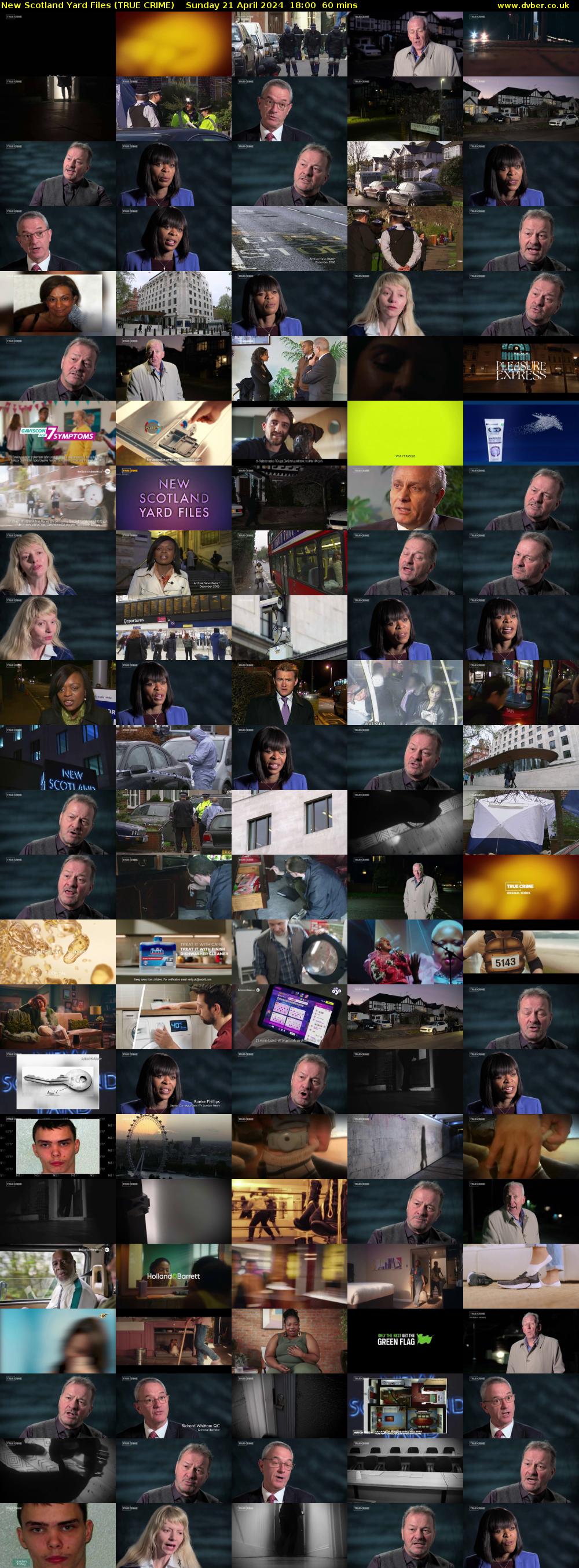 New Scotland Yard Files (TRUE CRIME) Sunday 21 April 2024 18:00 - 19:00