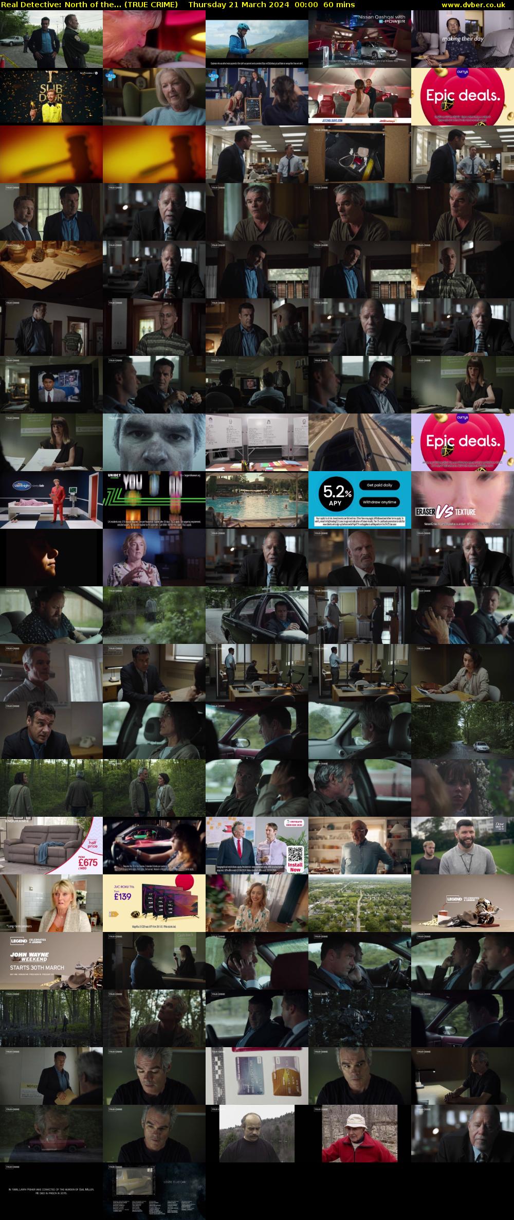 Real Detective: North of the... (TRUE CRIME) Thursday 21 March 2024 00:00 - 01:00