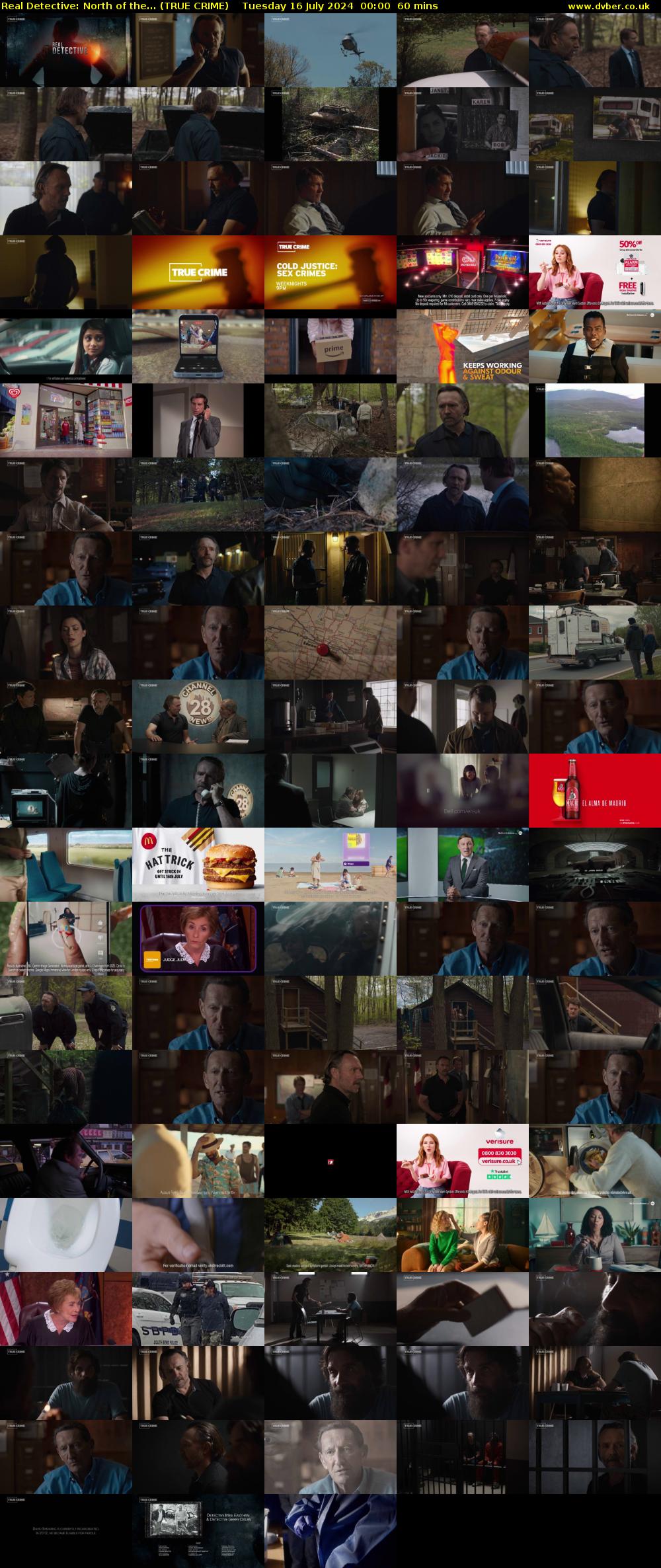 Real Detective: North of the... (TRUE CRIME) Tuesday 16 July 2024 00:00 - 01:00