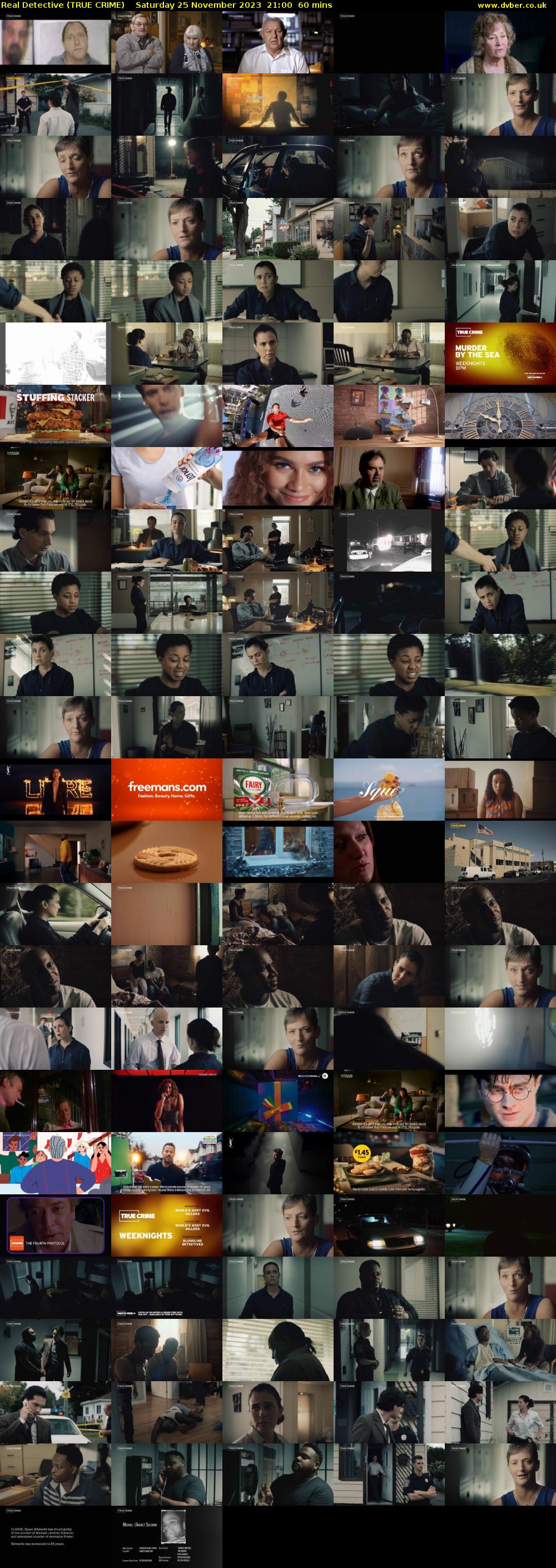 Real Detective (TRUE CRIME) Saturday 25 November 2023 21:00 - 22:00