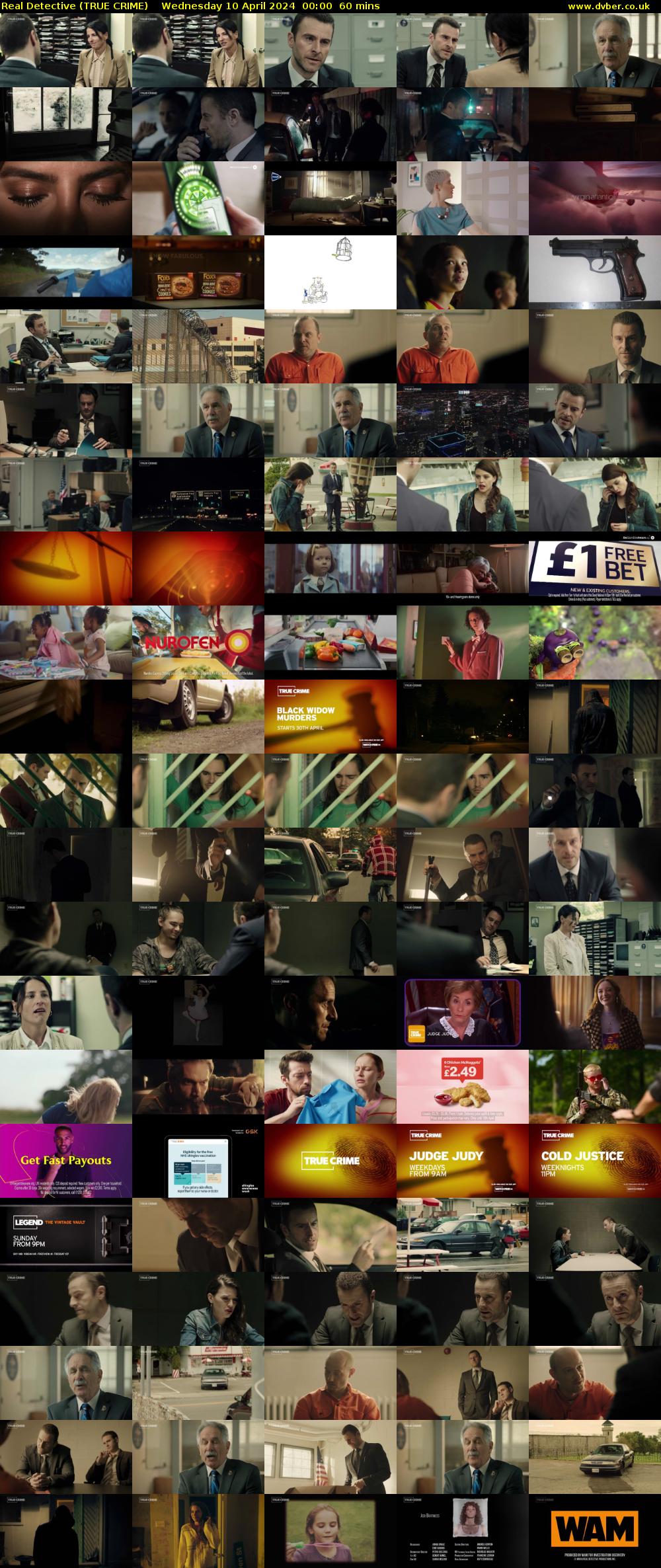 Real Detective (TRUE CRIME) Wednesday 10 April 2024 00:00 - 01:00