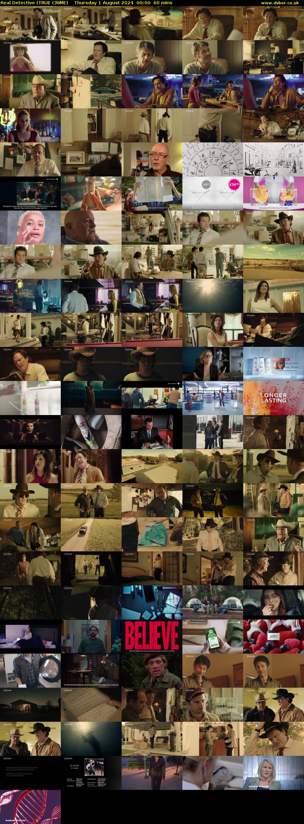 Real Detective (TRUE CRIME) Thursday 1 August 2024 00:00 - 01:00
