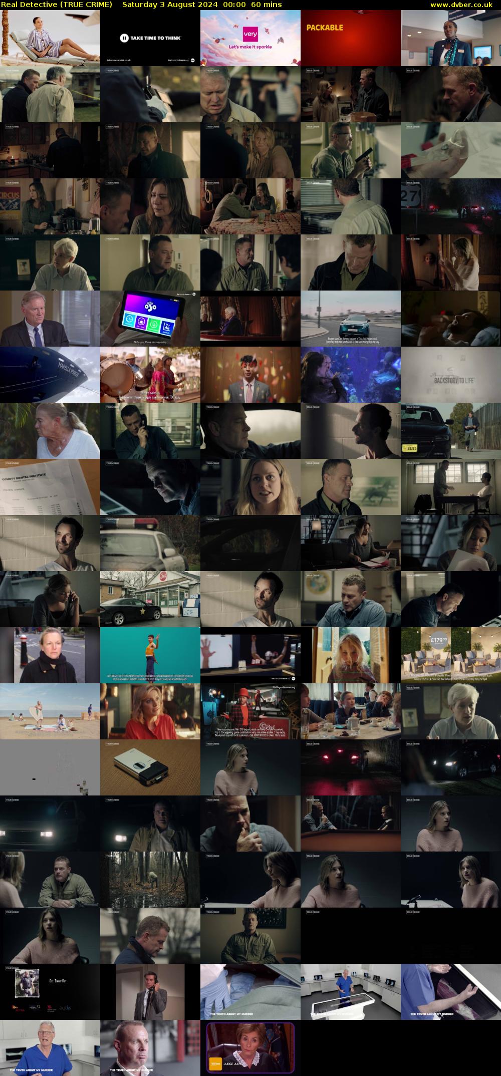 Real Detective (TRUE CRIME) Saturday 3 August 2024 00:00 - 01:00