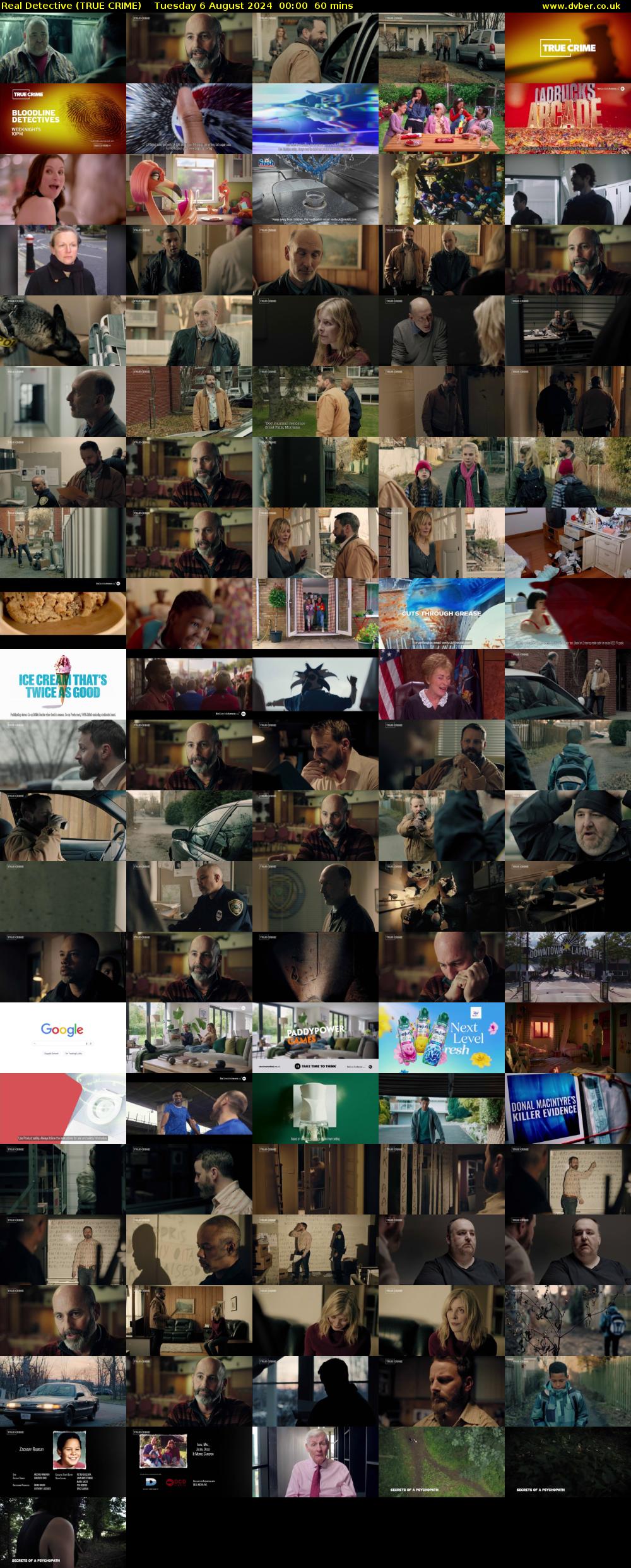 Real Detective (TRUE CRIME) Tuesday 6 August 2024 00:00 - 01:00