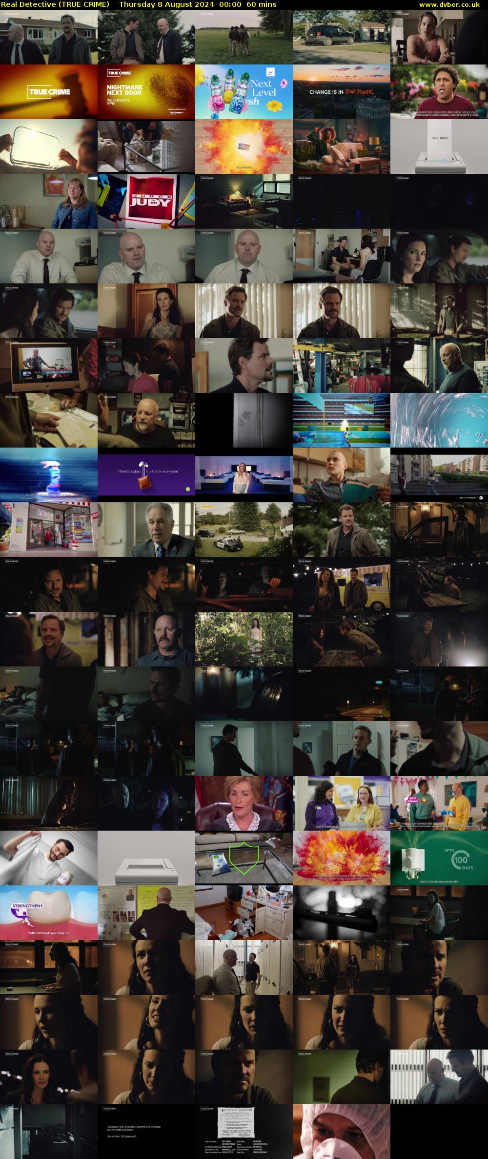 Real Detective (TRUE CRIME) Thursday 8 August 2024 00:00 - 01:00