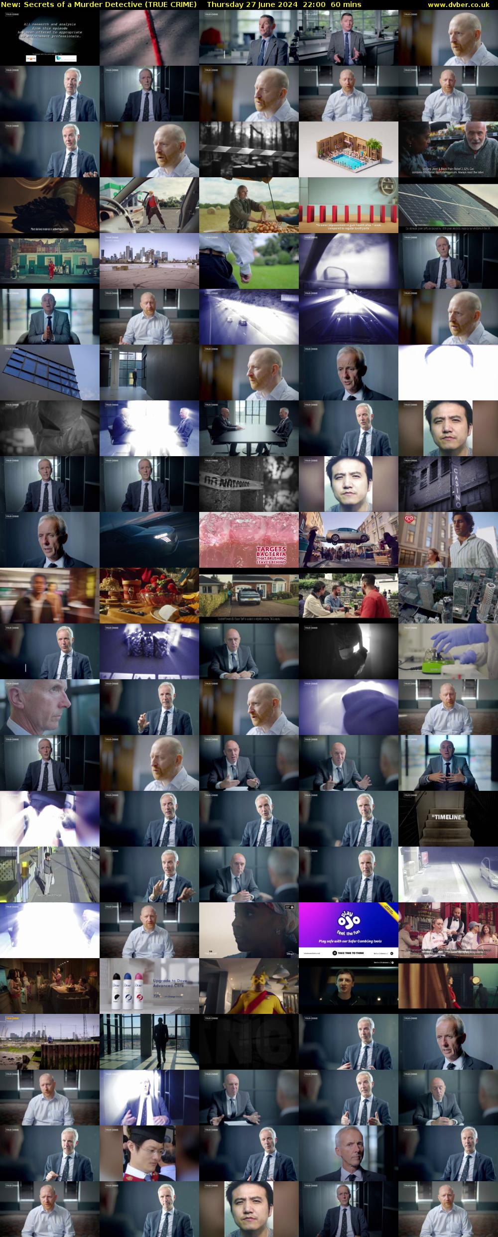 Secrets of a Murder Detective (TRUE CRIME) Thursday 27 June 2024 22:00 - 23:00