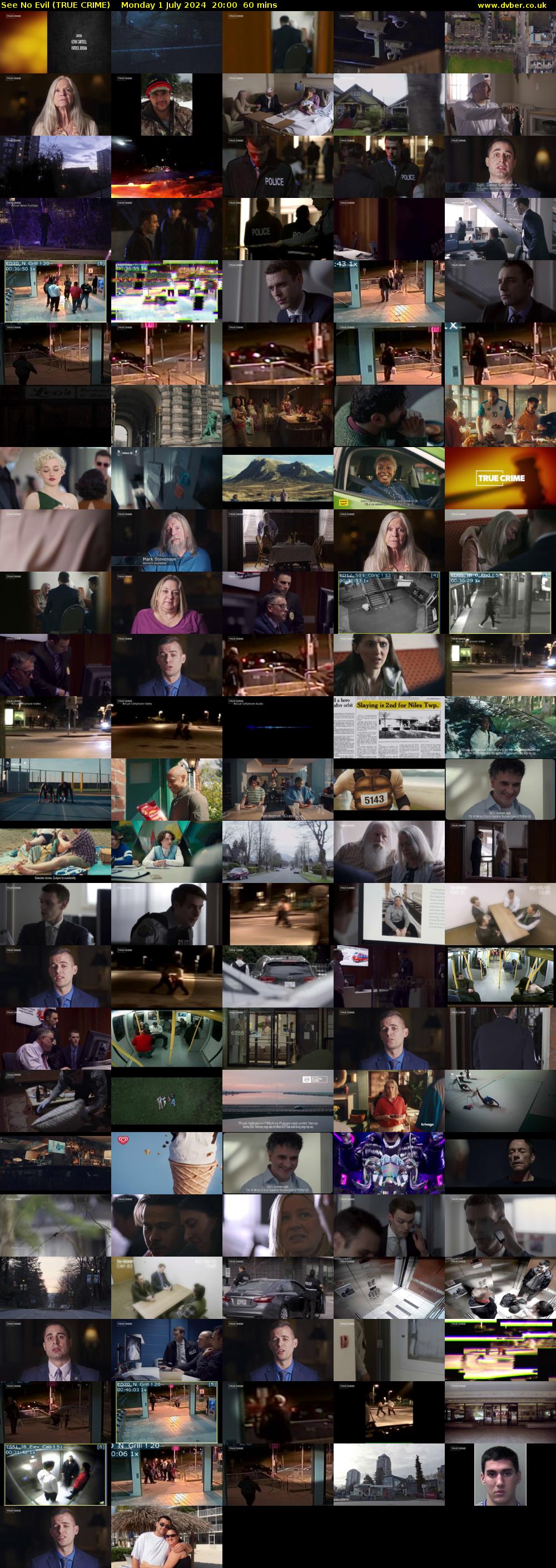 See No Evil (TRUE CRIME) Monday 1 July 2024 20:00 - 21:00