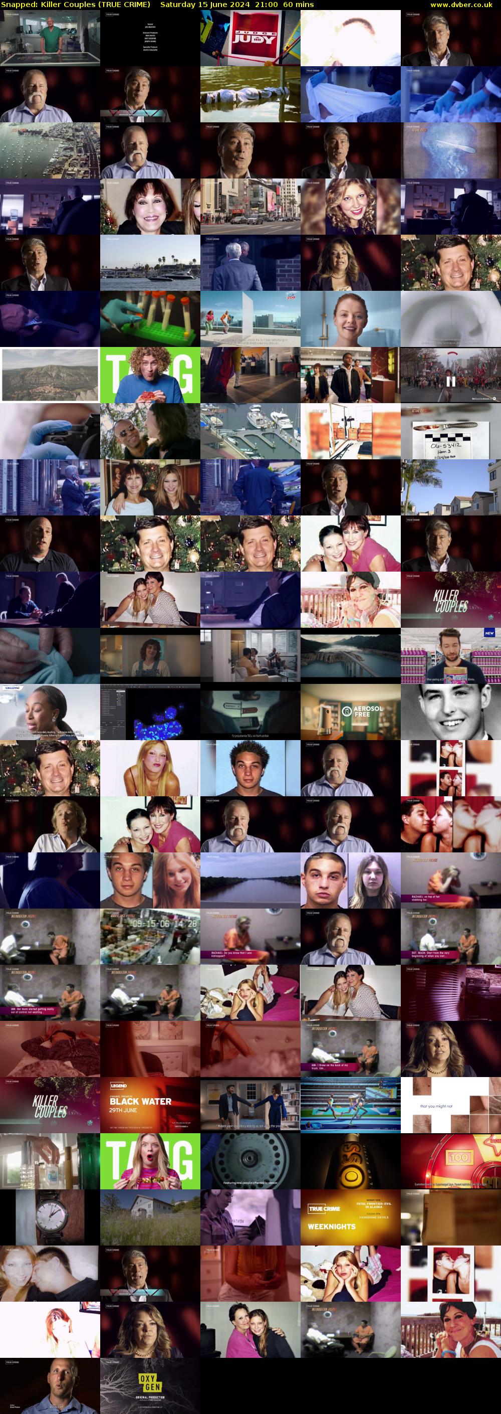 Snapped: Killer Couples (TRUE CRIME) Saturday 15 June 2024 21:00 - 22:00