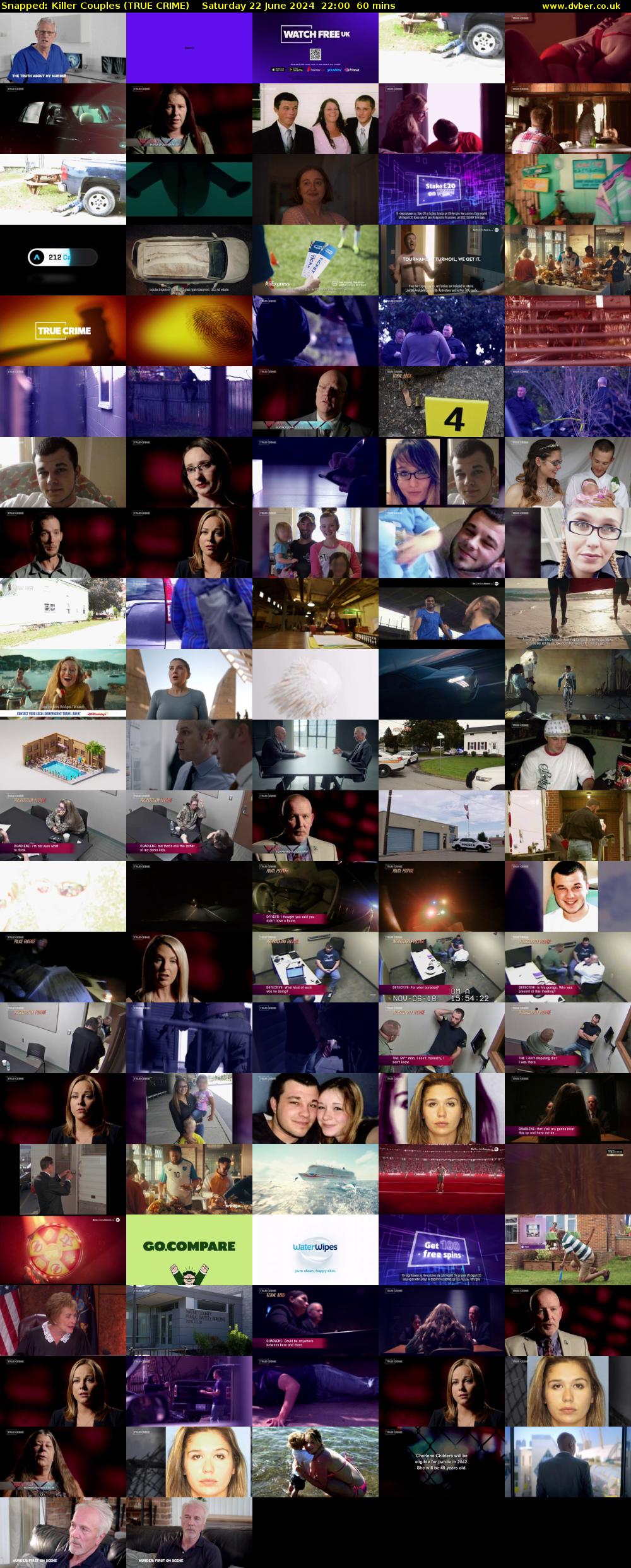 Snapped: Killer Couples (TRUE CRIME) Saturday 22 June 2024 22:00 - 23:00