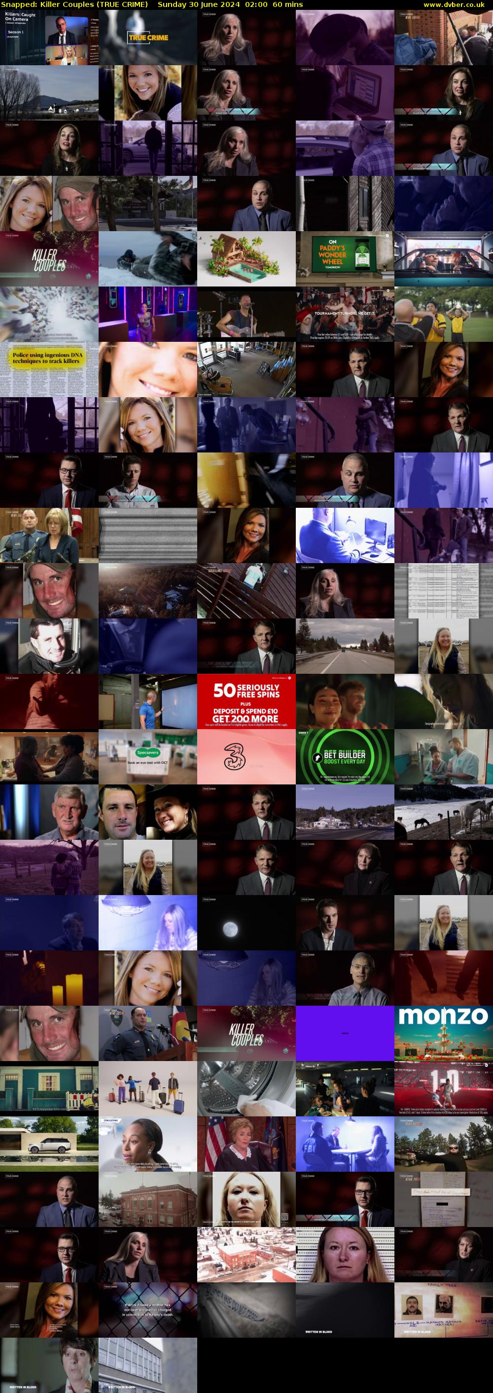 Snapped: Killer Couples (TRUE CRIME) Sunday 30 June 2024 02:00 - 03:00
