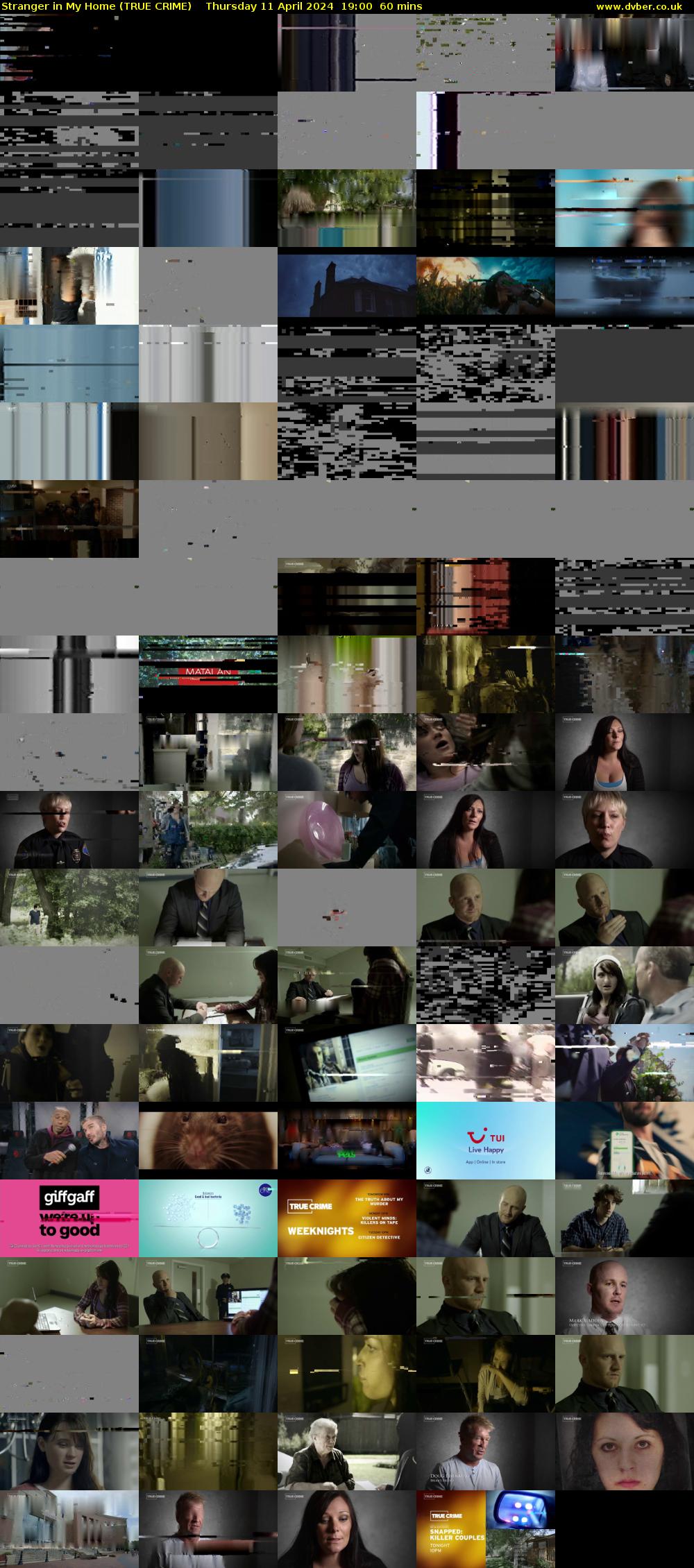 Stranger in My Home (TRUE CRIME) Thursday 11 April 2024 19:00 - 20:00