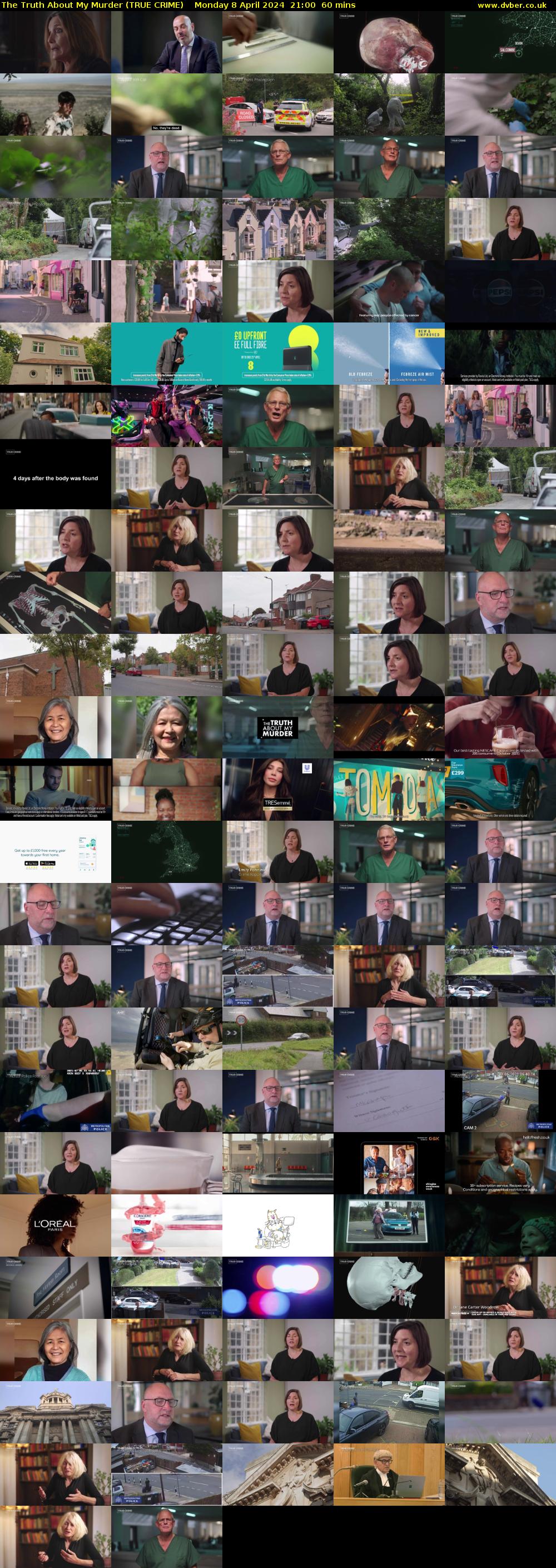 The Truth About My Murder (TRUE CRIME) Monday 8 April 2024 21:00 - 22:00