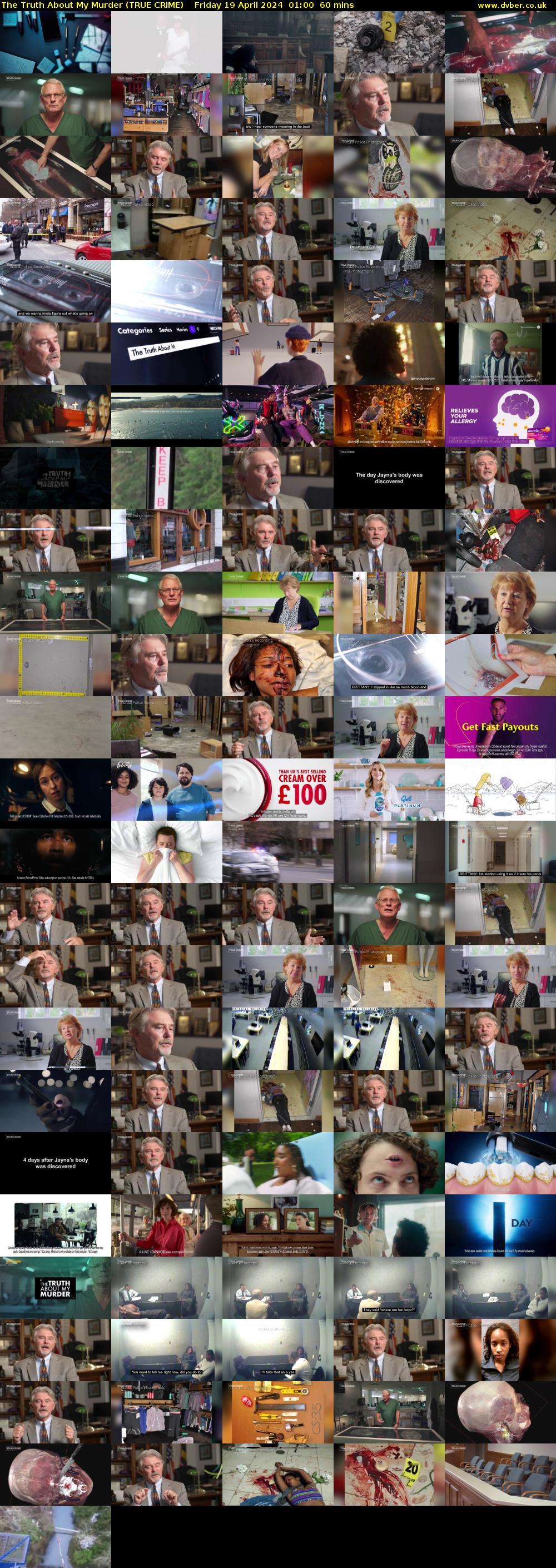 The Truth About My Murder (TRUE CRIME) Friday 19 April 2024 01:00 - 02:00