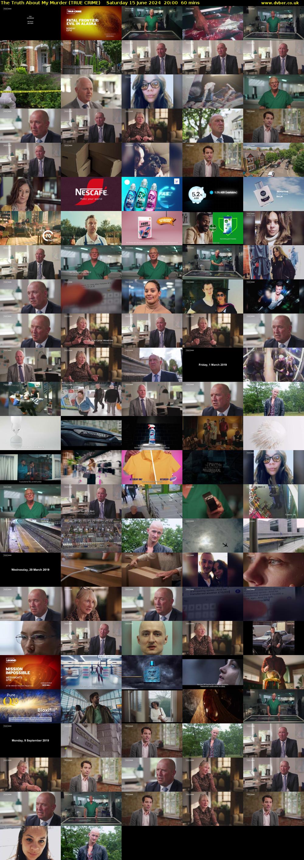 The Truth About My Murder (TRUE CRIME) Saturday 15 June 2024 20:00 - 21:00